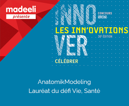 AnatomikModeling Lauréat du Concours Innovations 2017 