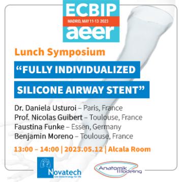 3D-Atemwegstent "Lunch Symposium" am 7. ECBIP in Madrid (11.-13. Mai)
