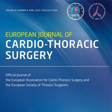 European Journal of Cardio Thoracic Article European Journal of Cardio Thoracic cover picture